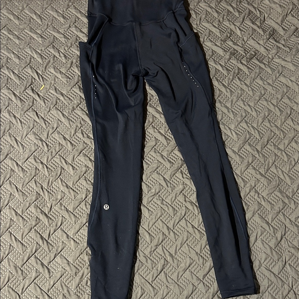 Navy blue High-Waisted Leggings